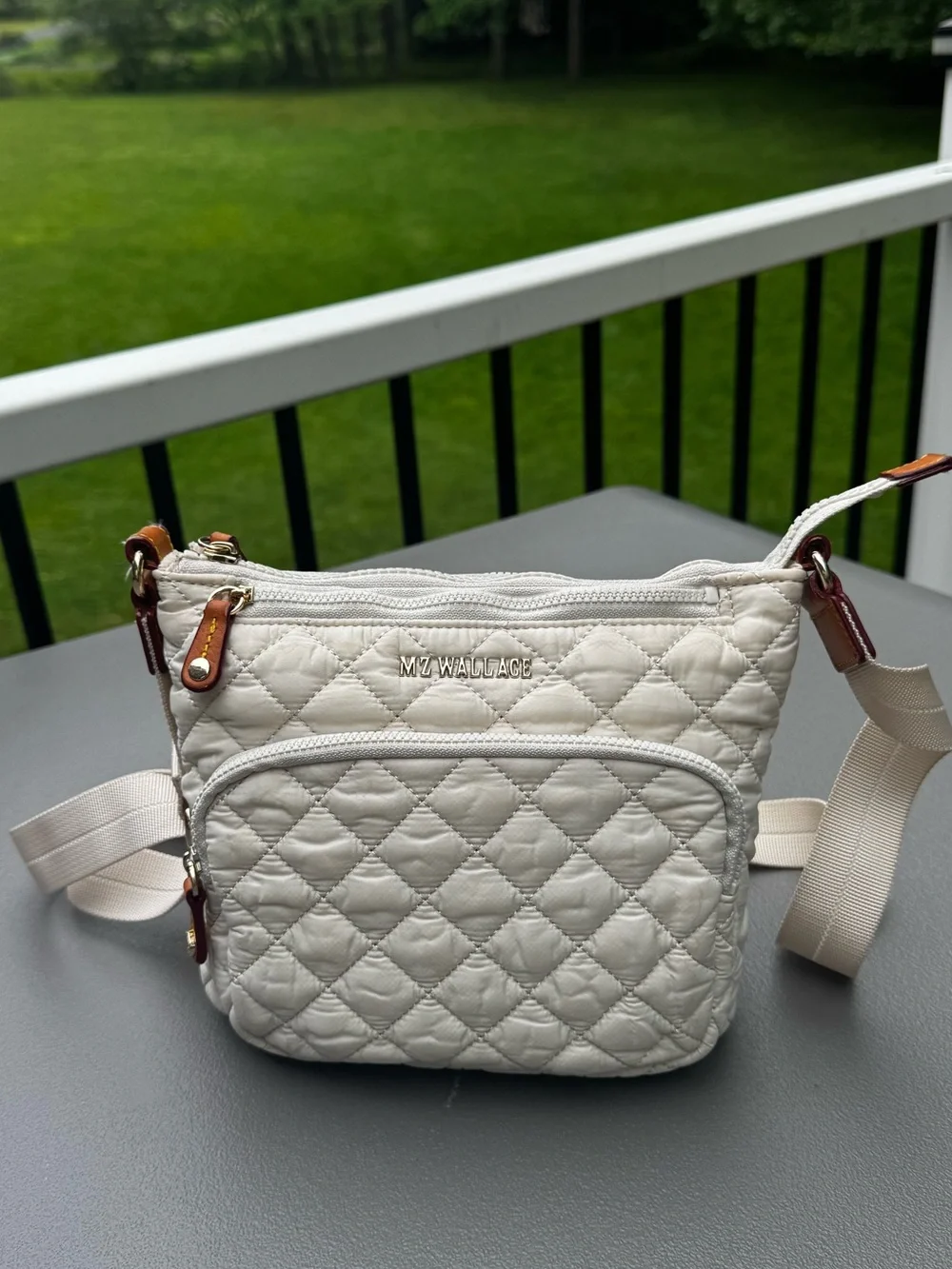 MZ Wallace Metro Scout Deluxe Quilted Nylon Crossbody Bag - Picture 5 of 14
